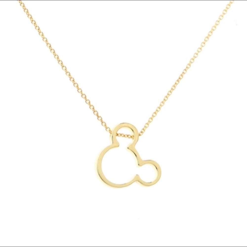 **2 for $20!!** Gold Color Mickey Mouse Necklace